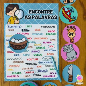 Encontre as Palavras - Leitura e Escrita