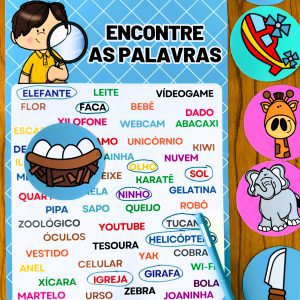 Encontre as Palavras - Leitura e Escrita