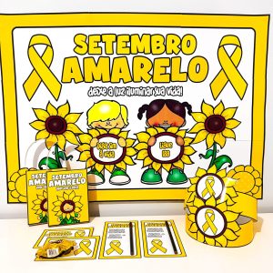 Kit Painel e Lembrancinhas – Setembro Amarelo - Setembro Amarelo
