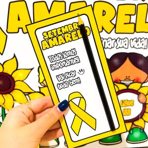 Kit Painel e Lembrancinhas – Setembro Amarelo - Setembro Amarelo