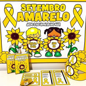 Kit Painel e Lembrancinhas – Setembro Amarelo - Setembro Amarelo