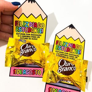 Lembrancinha Dia do Estudante - Dia do Estudante