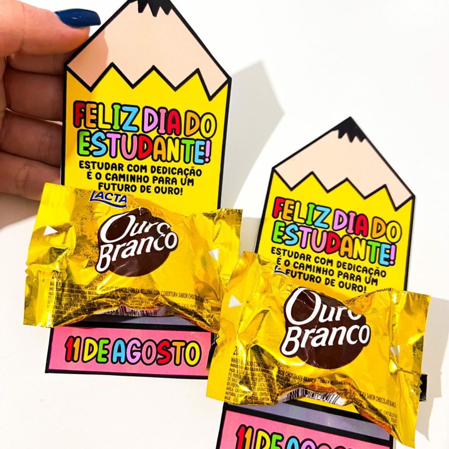 Lembrancinha Dia do Estudante - Dia do Estudante