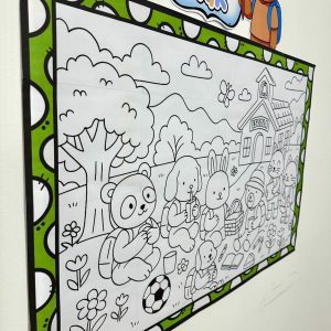 Painel para Colorir – Volta às Aulas - Volta às Aulas