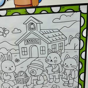 Painel para Colorir – Volta às Aulas - Volta às Aulas