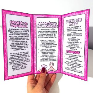 Folder Informativo Outubro Rosa - Outubro Rosa