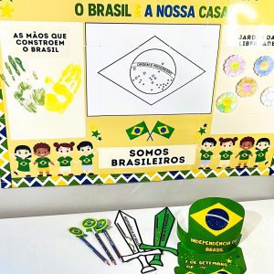 Kit Dia da Independência - Painel Interativo e Lembrancinhas - Independência do Brasil