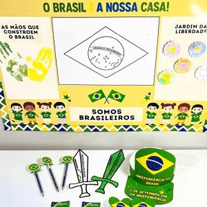 Kit Dia da Independência - Painel Interativo e Lembrancinhas - Independência do Brasil