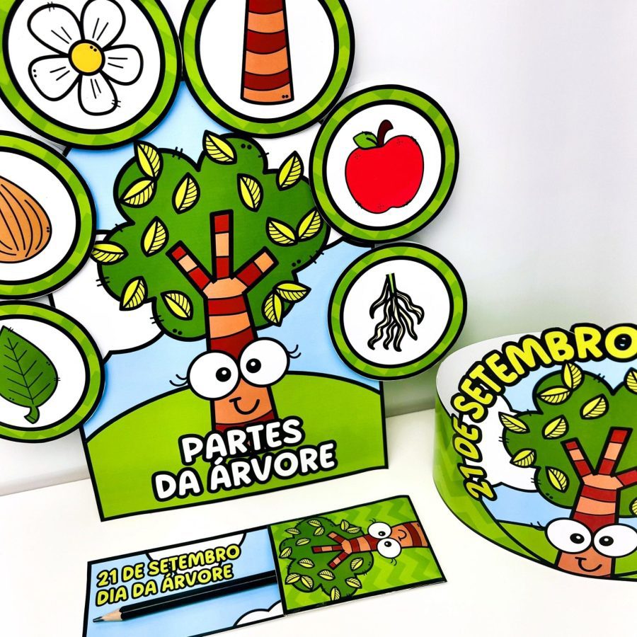 Luva + Lembrancinhas Dia da Árvore - Dia da Árvore