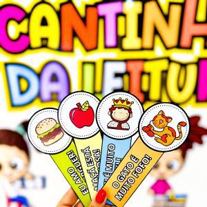 Painel Cantinho da Leitura - Apoio Visual