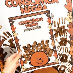Cartaz Colaborativo Consciência Negra - Consciência Negra