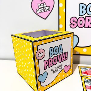 Kit Incentivo Boa Prova - Motivacional