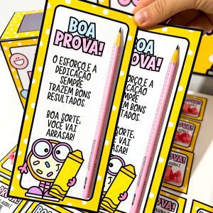 Kit Incentivo Boa Prova - Motivacional