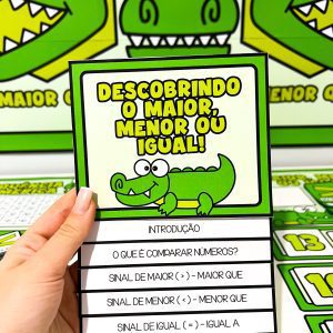 Kit Maior, Menor ou Igual - Matemática