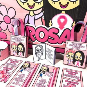 Kit Painel e Lembrancinhas Outubro Rosa - Outubro Rosa