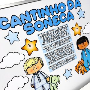 Painel Cantinho da Soneca - Decoração Escolar