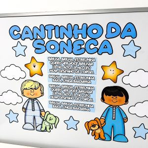 Painel Cantinho da Soneca - Decoração Escolar