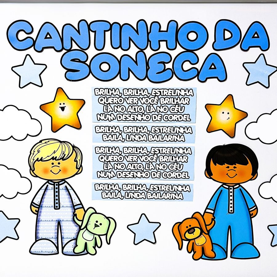 Painel Cantinho da Soneca - Decoração Escolar