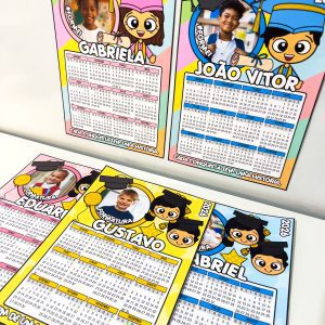 Calendários Editáveis de Formatura - Formatura