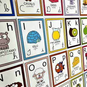 Alfabeto de Parede - Decoração Escolar - Pedagogia de Ideias Alfabeto de Parede - Decoração Escolar