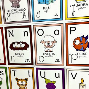 Alfabeto de Parede - Decoração Escolar - Pedagogia de Ideias Alfabeto de Parede - Decoração Escolar