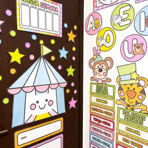 Kit Sala de Aula: Circo da Alegria - Decoração Escolar - Pedagogia de Ideias Kit Sala de Aula: Circo da Alegria - Decoração Escolar