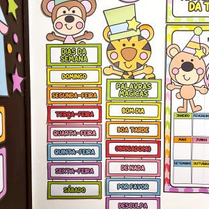 Kit Sala de Aula: Circo da Alegria - Decoração Escolar - Pedagogia de Ideias Kit Sala de Aula: Circo da Alegria - Decoração Escolar