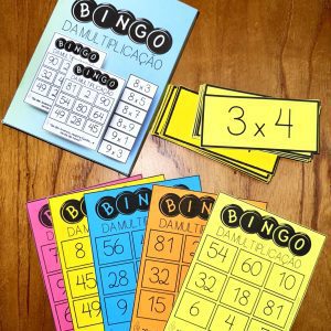Bingo da Multiplicação - Matemática