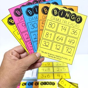 Bingo da Multiplicação - Matemática