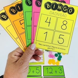 Bingo da Divisão - Matemática
