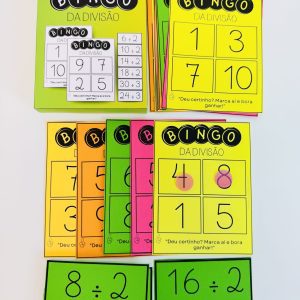 Bingo da Divisão - Matemática
