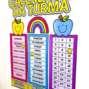 Calendário da Turma - Rotina Escolar