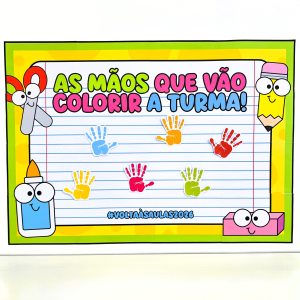 Cartaz Colaborativo Volta às Aulas 2026 - Volta às Aulas