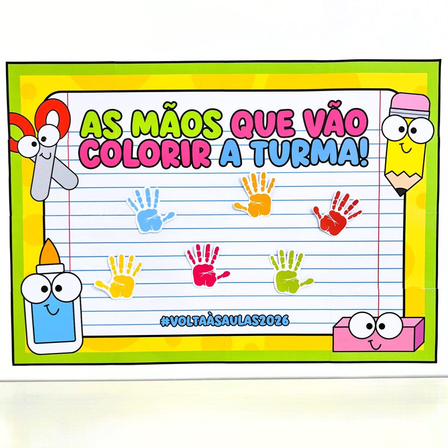 Cartaz Colaborativo Volta às Aulas 2026 - Volta às Aulas