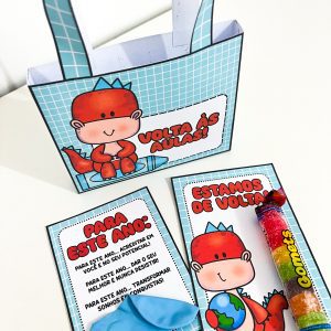 Lembrancinhas de Volta às Aulas Dino - Volta às Aulas