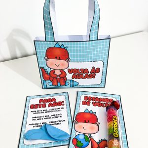 Lembrancinhas de Volta às Aulas Dino - Volta às Aulas