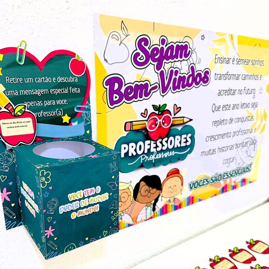 Painel de Acolhida - Professores - Volta às Aulas