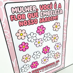 Cartaz Colaborativo - Dia da Mulher - Dia Internacional da Mulher