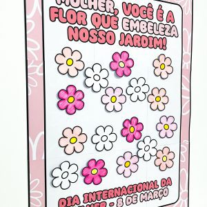 Cartaz Colaborativo - Dia da Mulher - Dia Internacional da Mulher