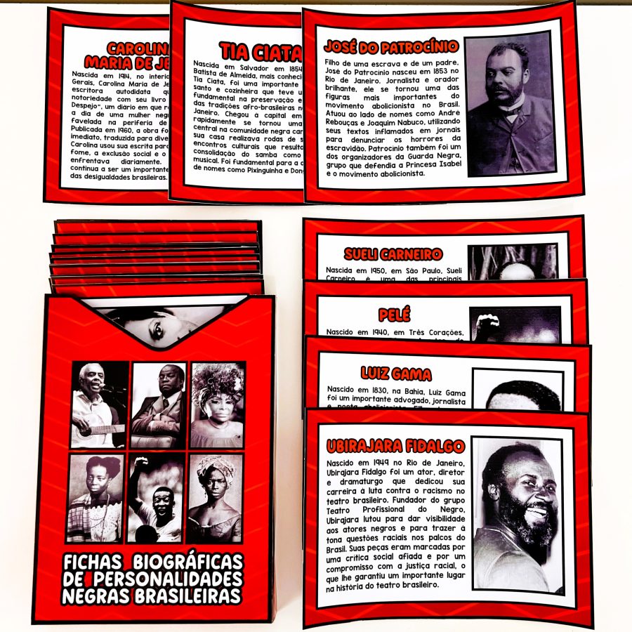 Fichas Biográficas - Personalidades Brasileiras Negras - Consciência Negra