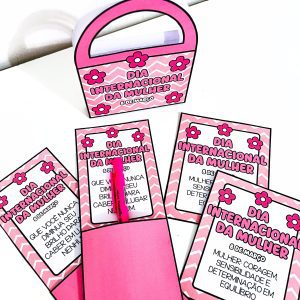 Lembrancinhas - Dia da Mulher - Dia Internacional da Mulher