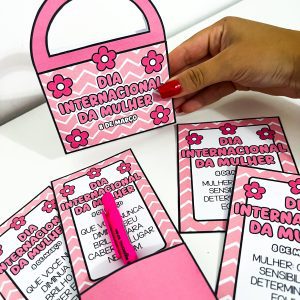 Lembrancinhas - Dia da Mulher - Dia Internacional da Mulher
