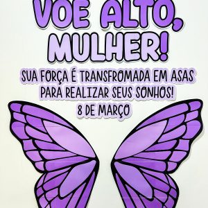 Painel de Fotos Asas de Borboleta - Dia da Mulher - Dia Internacional da Mulher - Pedagogia de Ideias Painel de Fotos Asas de Borboleta - Dia da Mulher - Dia Internacional da Mulher