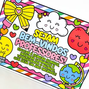 Painel Professores Sejam Bem-Vindos - Volta às Aulas