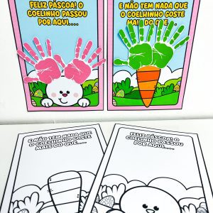 Atividade Interativa de Páscoa - Mãozinhas - Páscoa