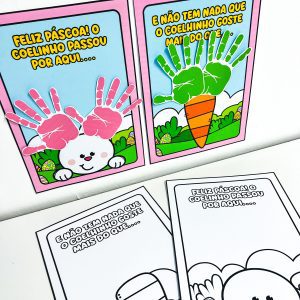 Atividade Interativa de Páscoa - Mãozinhas - Páscoa