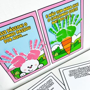Atividade Interativa de Páscoa - Mãozinhas - Páscoa