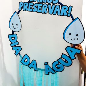 Bambolê para Fotos - Dia da Água - Dia da Água