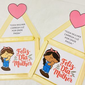 Cartão Interativo – Dia da Mulher - Dia Internacional da Mulher