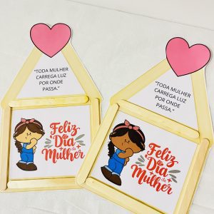 Cartão Interativo – Dia da Mulher - Dia Internacional da Mulher